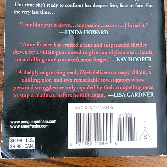 Hush by Anne Frasier - Intense Suspense Novel - Serial Killer Story - Picture 4 of 5